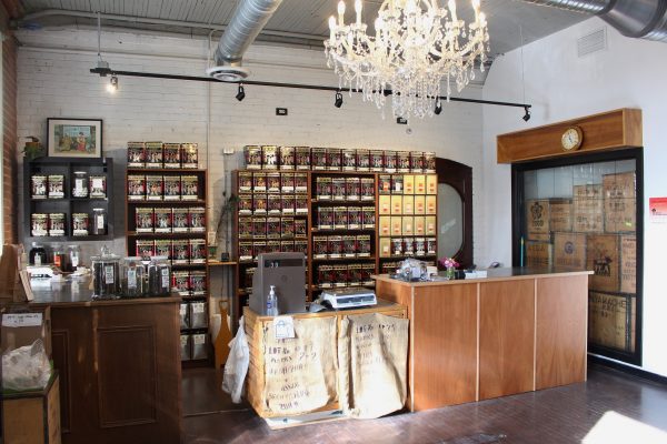 Inside Tea Trader, the Mr. Maxey's Tea shop in Calgary